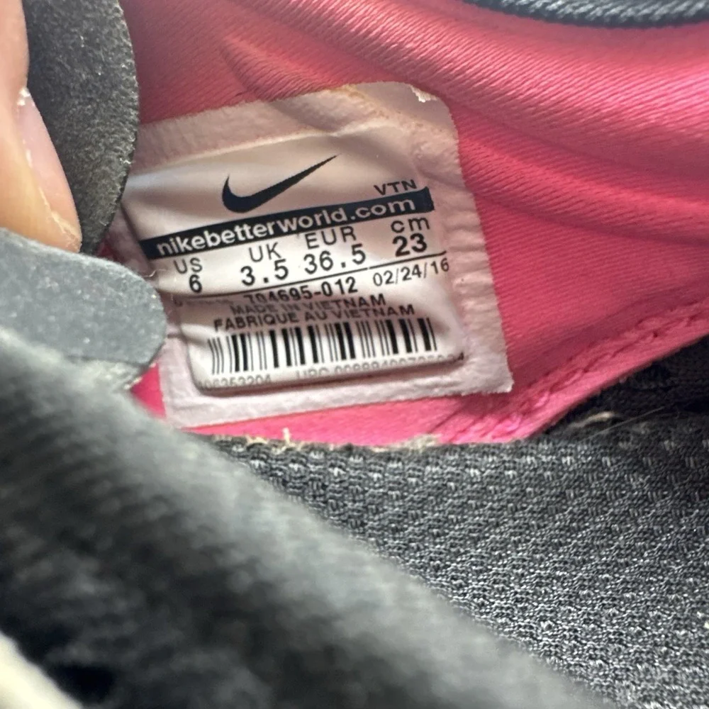 Nike Free 5.0‎ TR Fit 5 Print Black Pink Running Shoes 704695-012 Women's Size 6